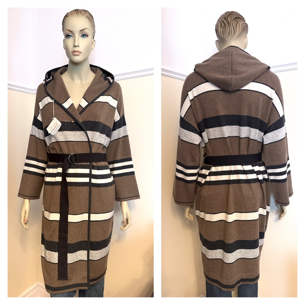 BRUNELLO CUCINELLI 100% cashmere long cardigan - Picture 4 of 16